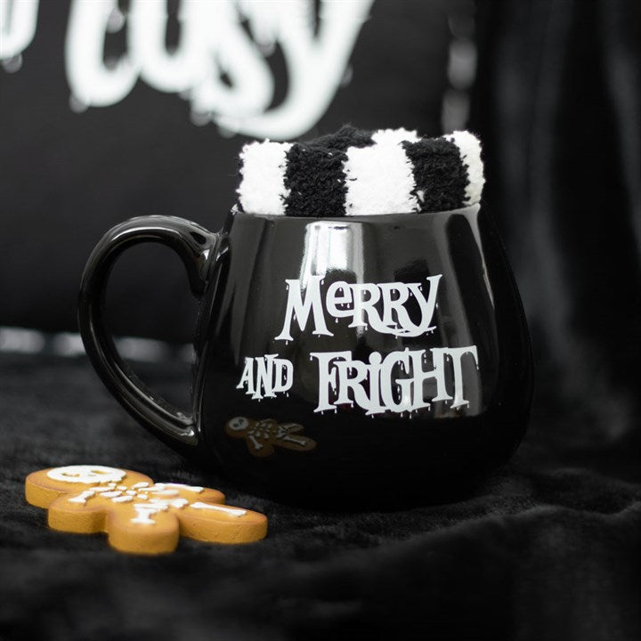 Merry and Fright Mug & Sock Set